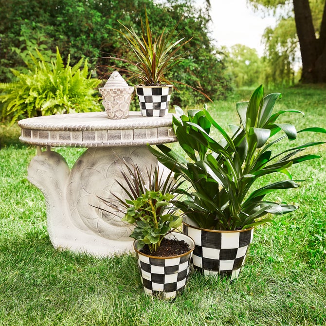 Courtly Check Small Garden Pot image number 6