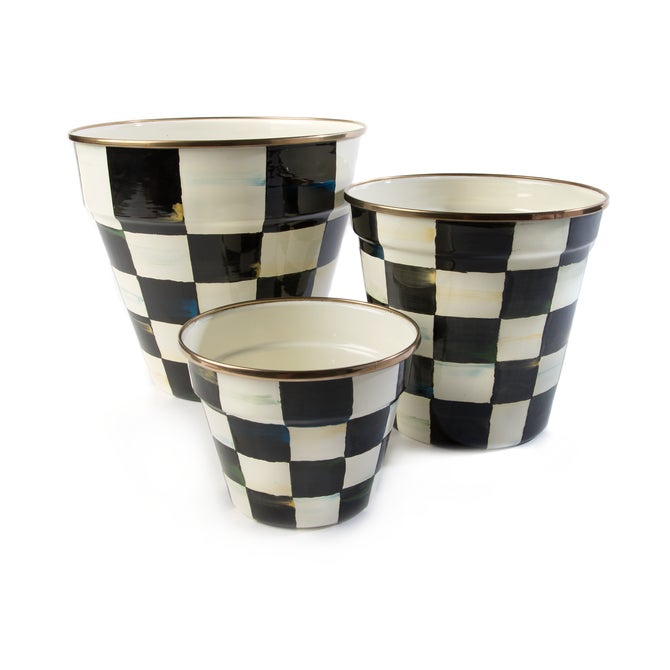 Courtly Check Small Garden Pot image number 7