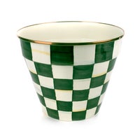 Emerald Check Extra Large Garden Pot