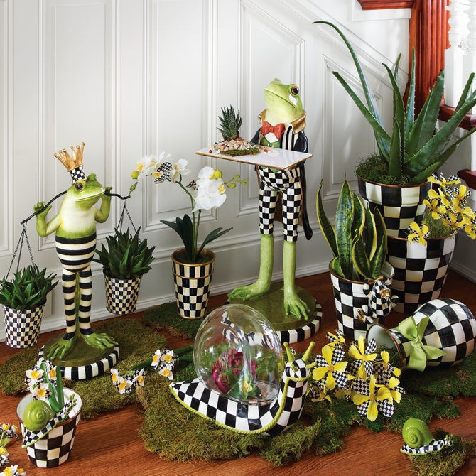 Courtly Check Extra Large Garden Pot image number 6