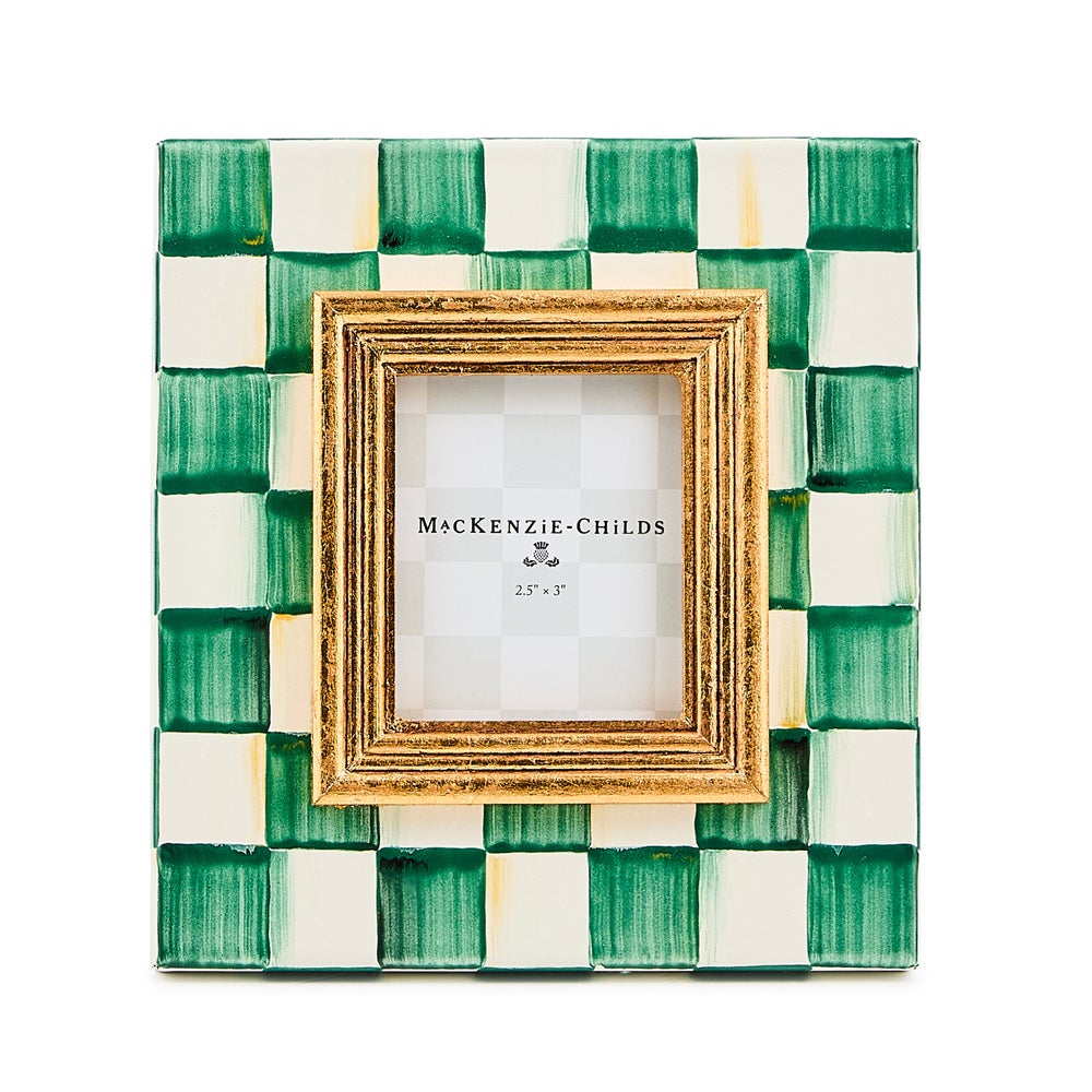 Emerald Check Frame mackenzie-childs Panama imagen 1