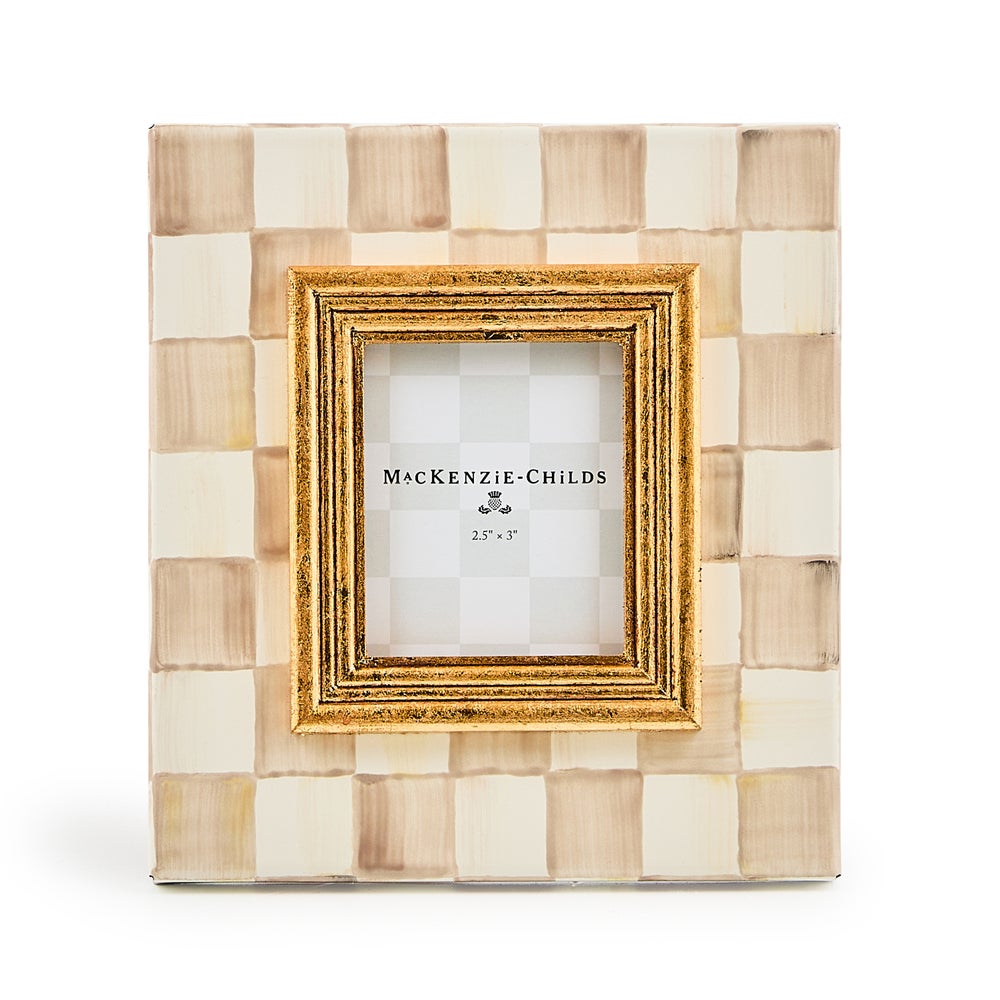 Mocha Check Frame mackenzie-childs Panama imagen 1