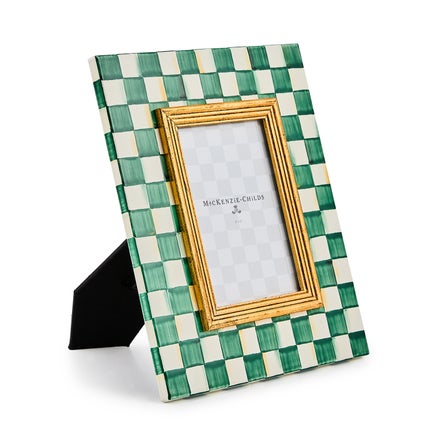 Emerald Check 4" x 6" Frame