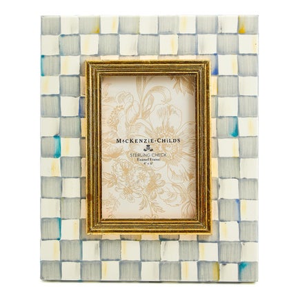 Sterling Check 4" x 6" Frame