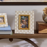 Mocha Check Frame
