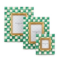 Emerald Check 5" x 7" Frame