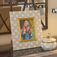 Mocha Check 5" x 7" Frame