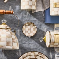 Mocha Check Relish Dish