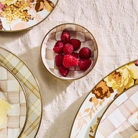 Mocha Check Relish Dish