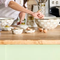 Mocha Check Relish Dish