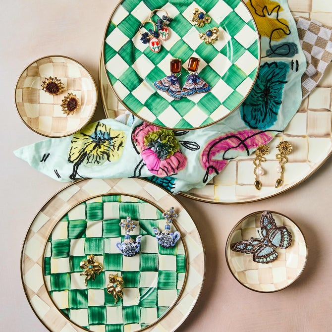 Mocha Check Relish Dish image number 5