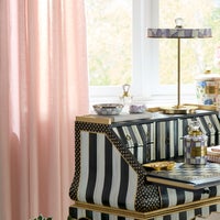 Violet Check Relish Dish