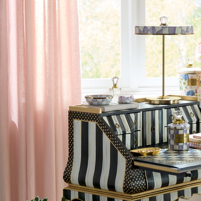 Violet Check Relish Dish image number 1