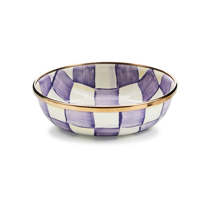 Violet Check Relish Dish image number 0