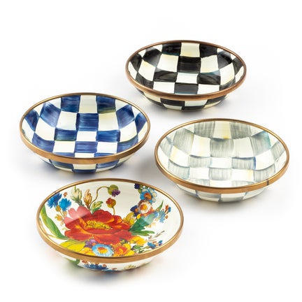 Royal Check Dipping Bowl