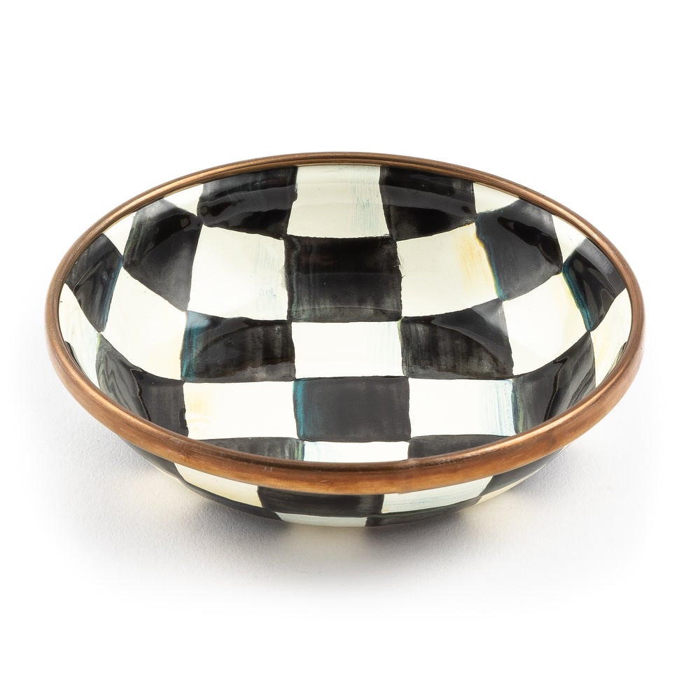Enamel Dipping Bowl - Courtly Check mackenzie-childs Panama imagen 1