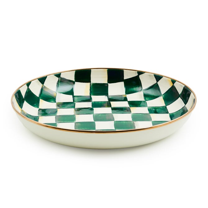 Emerald Check Abundant Bowl image number 0