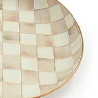 Mocha Check Abundant Bowl