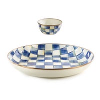 Royal Check Chip & Dip Set