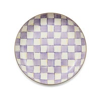 Violet Check Abundant Bowl