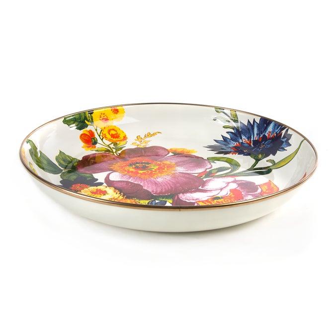 White Flower Market Abundant Bowl image number 0