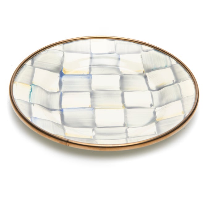 Sterling Check Appetizer Plates, Set of 4 image number 3