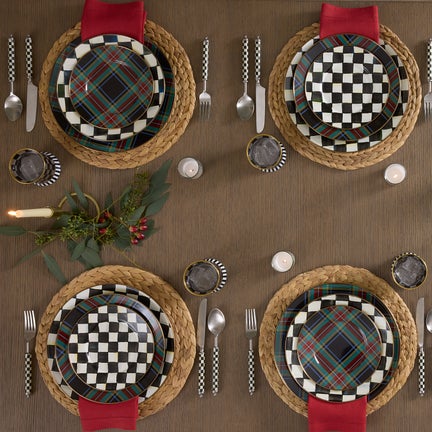 Black Tartan Dinnerware