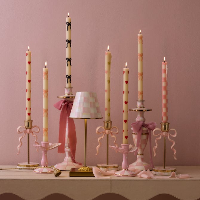 Bow Dinner Candles image number 1