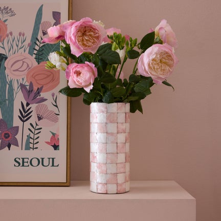 Check Capiz Small Vase