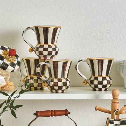 Check Ceramic Mug