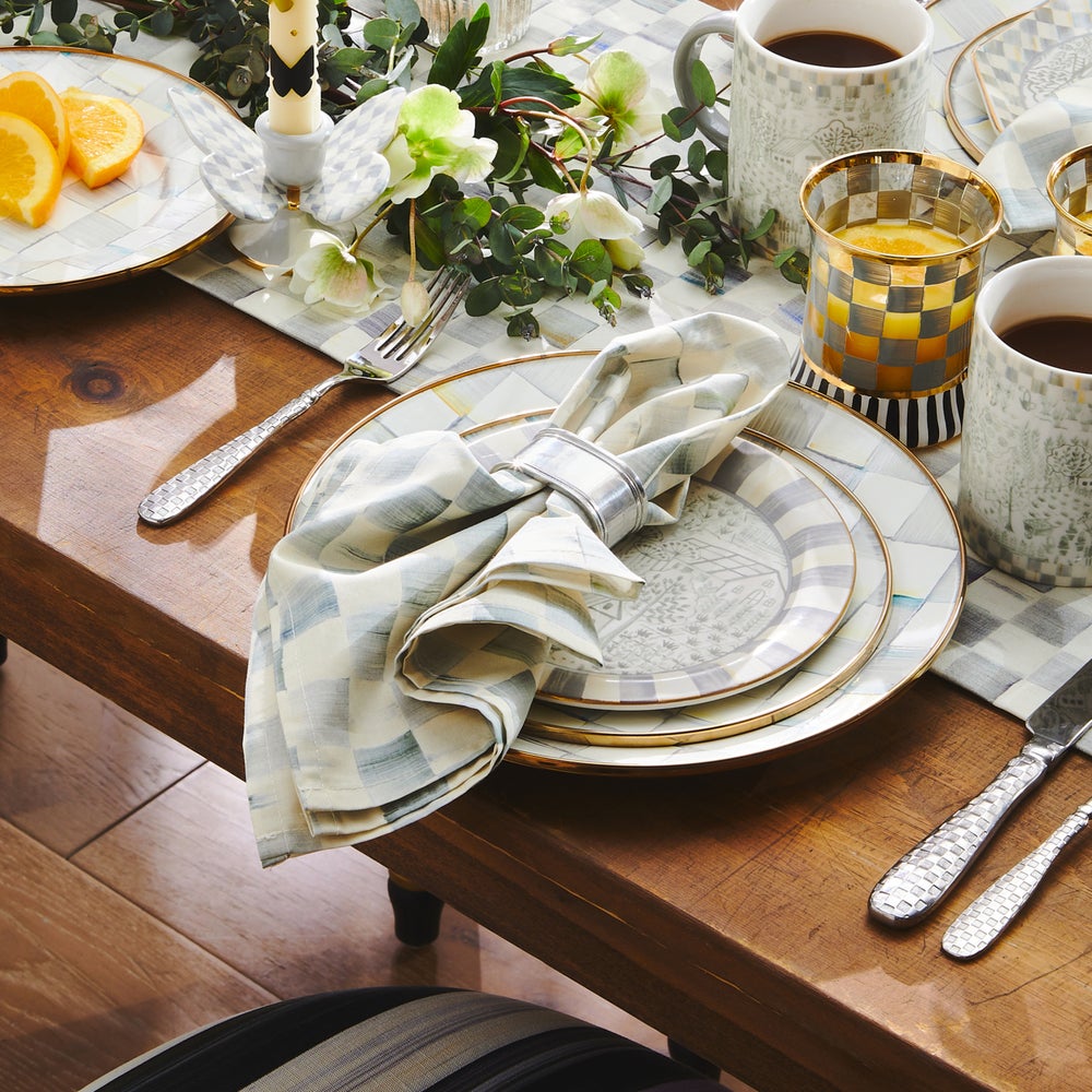 Check Cloth Napkin mackenzie-childs Panama imagen 1 Check Cloth Napkin mackenzie-childs Panama imagen 1