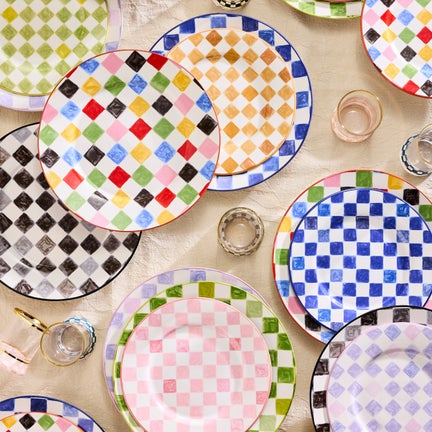 Check Dinner Plate