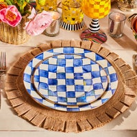 Check Dinnerware, Set of 4