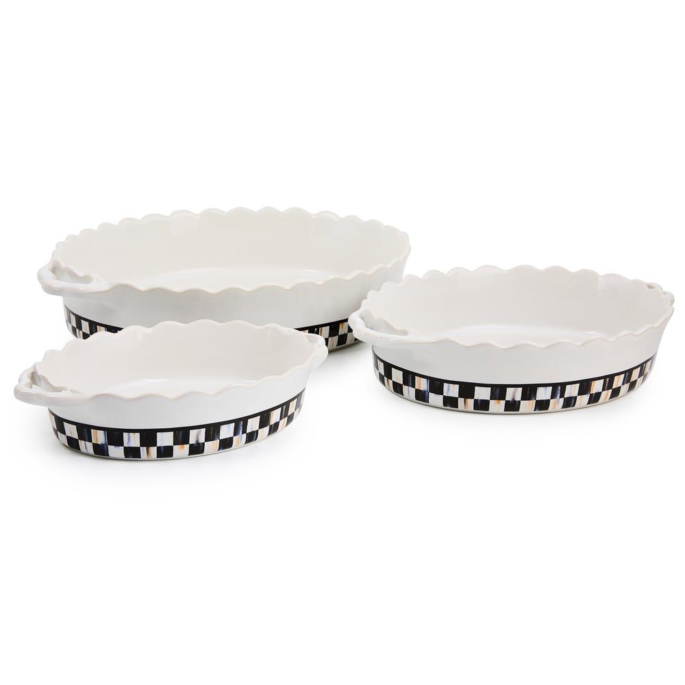 Check Everyday Oval Baker mackenzie-childs Panama imagen 1 Check Everyday Oval Baker mackenzie-childs Panama imagen 1