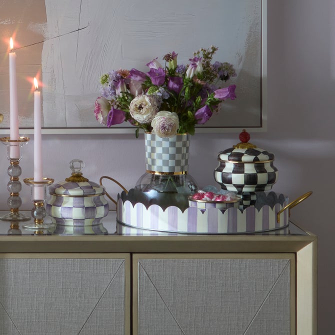 Check Glass Vase image number 1