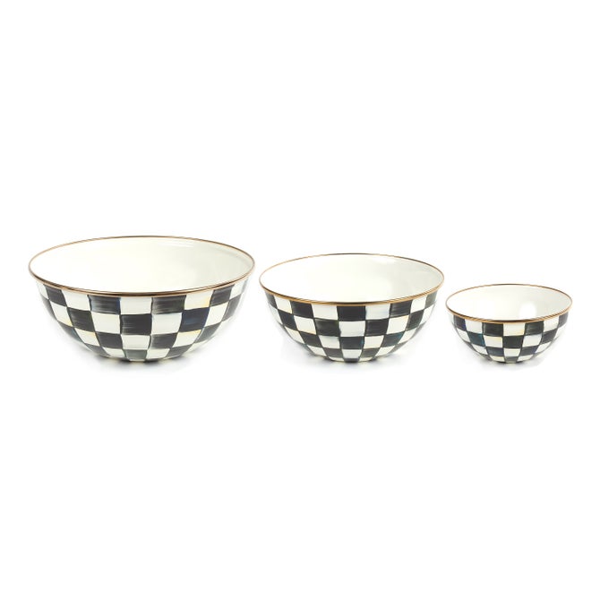 Check Mixing Bowls, Set of 3 image number 1