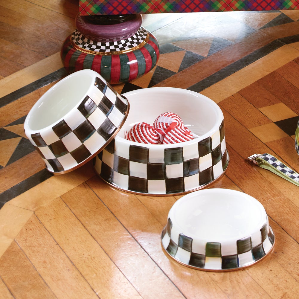 Check Pet Dishes mackenzie-childs Panama imagen 1 Check Pet Dishes mackenzie-childs Panama imagen 1
