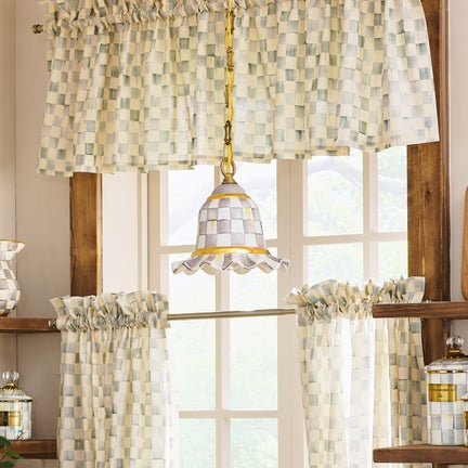 Check Rod Pocket Cafe Valance