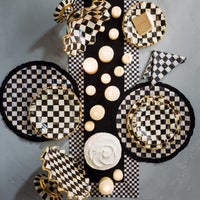 Check Round Placemat
