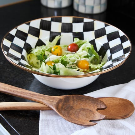Check Salad Serving Set