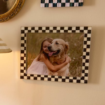 Check Silver Plated Frame