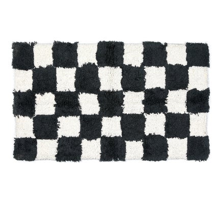 Checkerboard Bath Rug