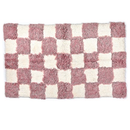 Checkerboard Bath Rug