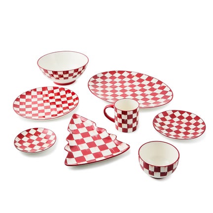 Cherry Check Dinnerware