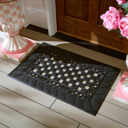 Classic Check Rubber Entrance Mat