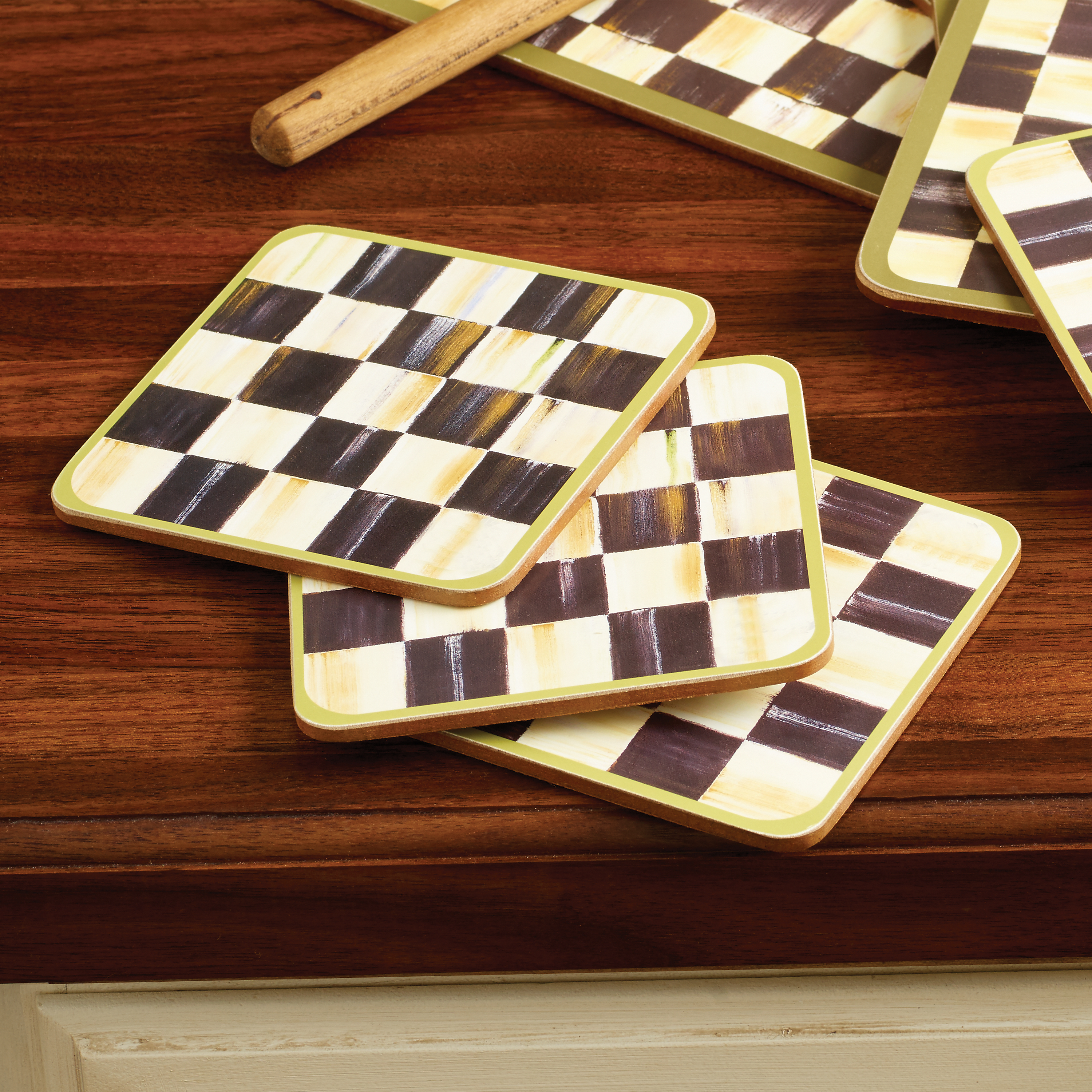 Cork Back Coasters, Set of 4