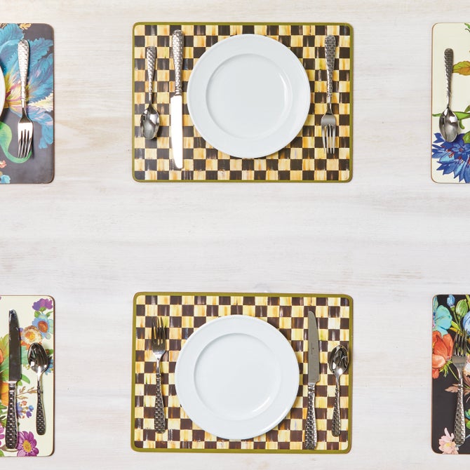 Cork Back Placemats, Set of 4 image number 1