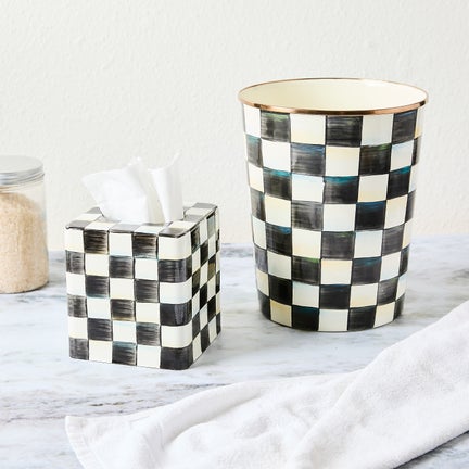 Courtly Check Enamel Bath Collection