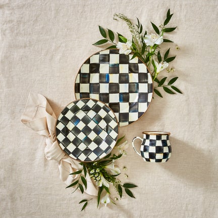 Courtly Check Enamel Dinnerware