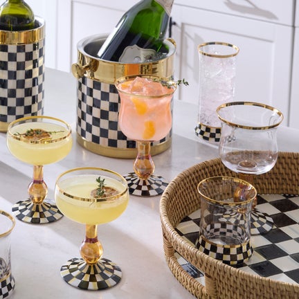 Courtly Check Glassware